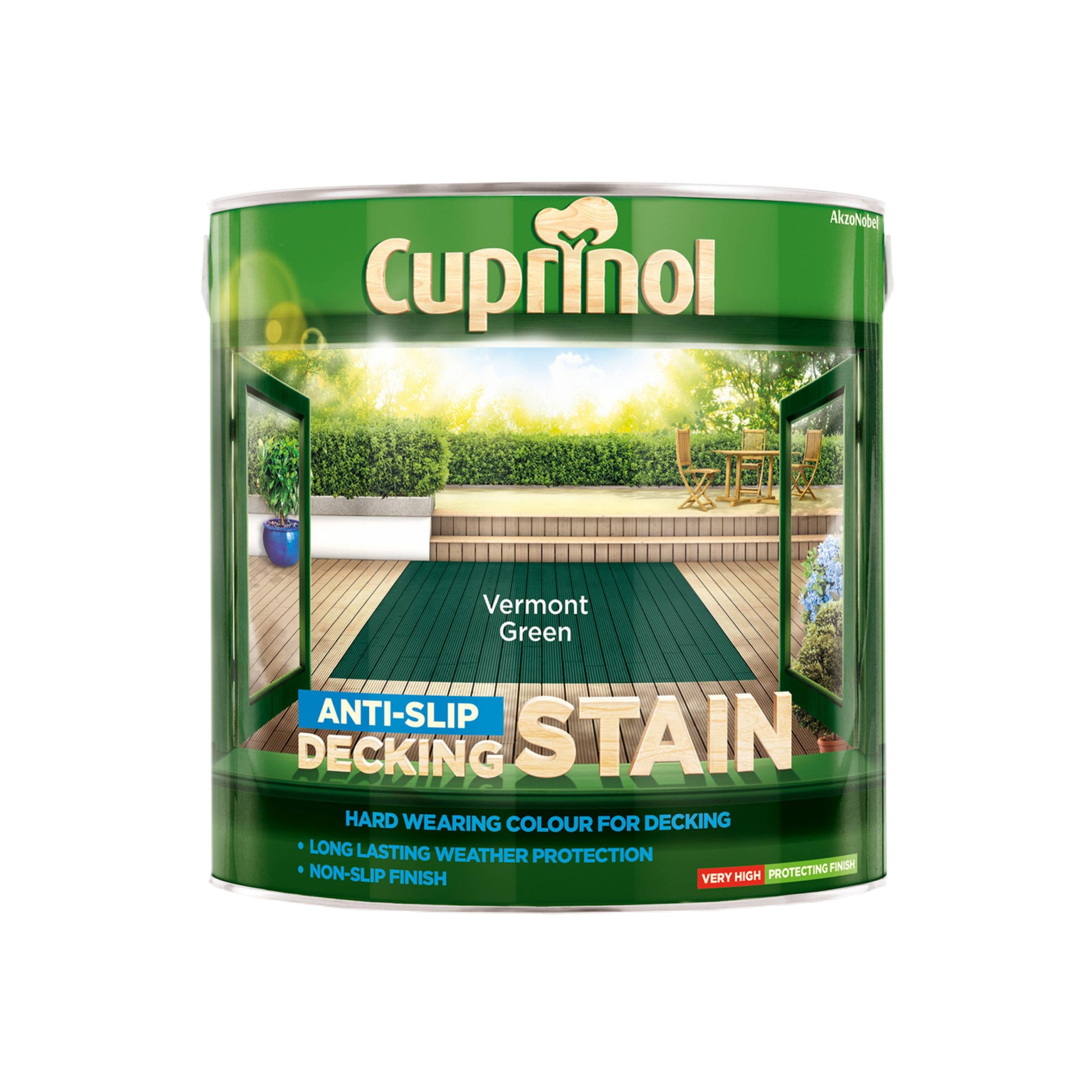 Cuprinol Anti-Slip Decking Stain - 2.5 Litre