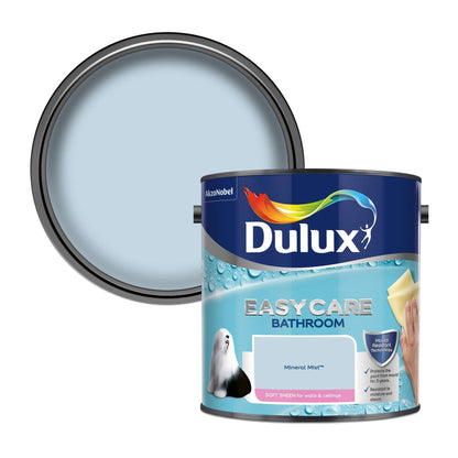 Dulux Easycare Bathroom Soft Sheen Paint - Mineral Mist - 2.5 Litre