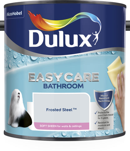 Dulux Easycare Bathroom Soft Sheen Paint - Frosted Steel - 2.5 Litre