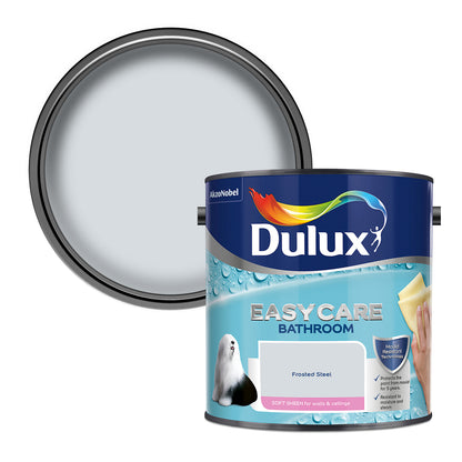 Dulux Easycare Bathroom Soft Sheen Paint - Frosted Steel - 2.5 Litre