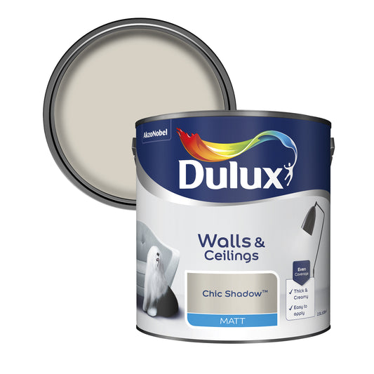 Dulux Matt Paint - Chic Shadow - 2.5 Litre