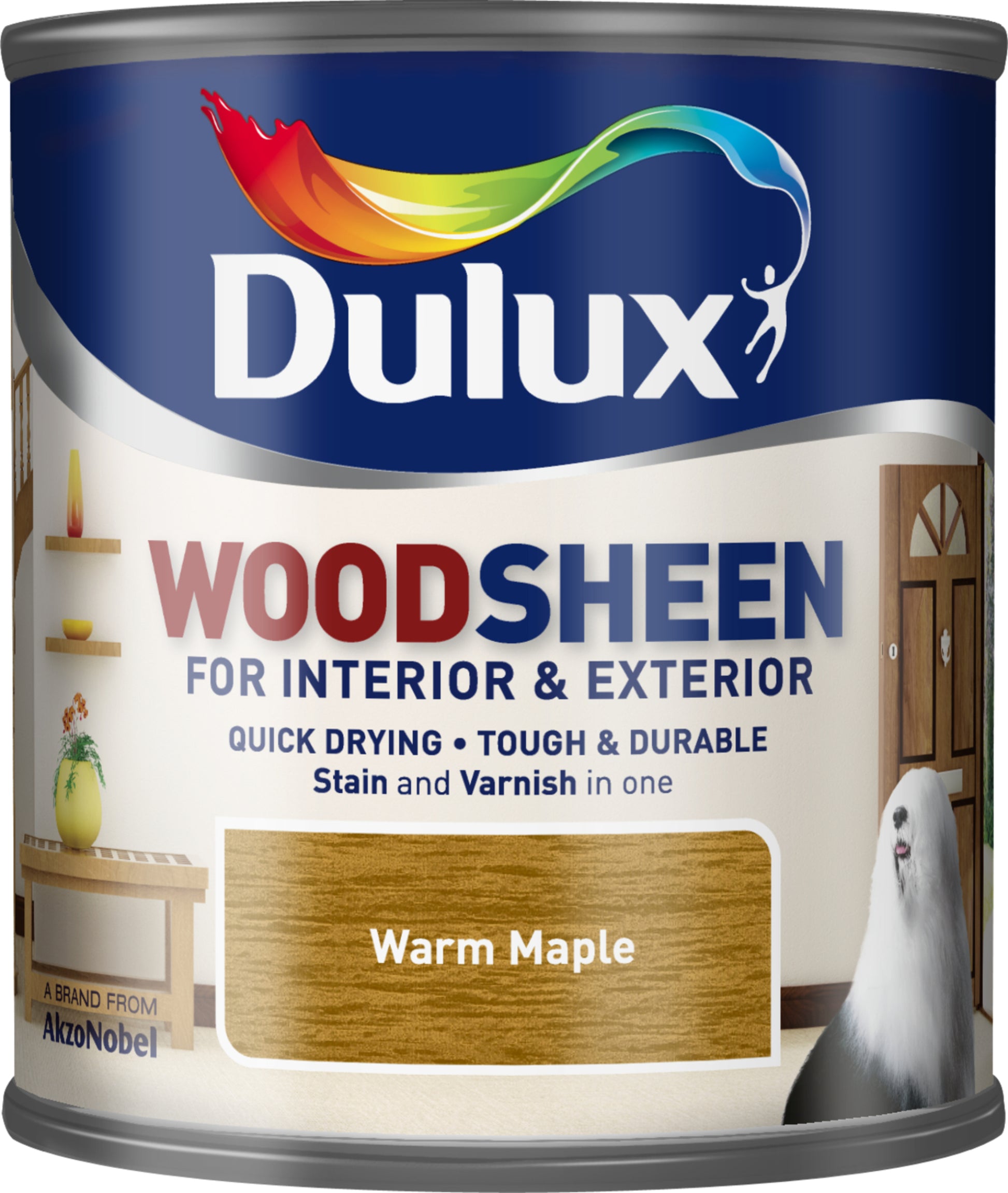 Dulux Interior and Exterior Water Based Woodsheen - Warm Maple - 250ml