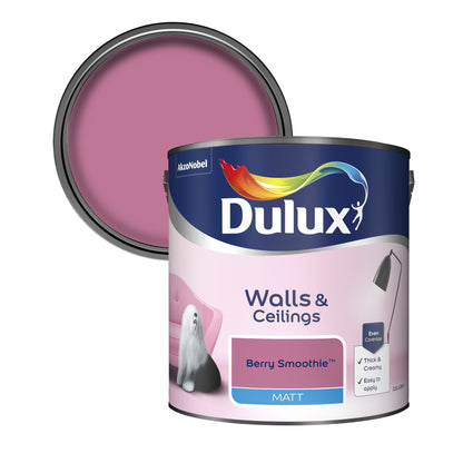 Dulux Matt Paint - Berry Smoothie - 2.5 Litre