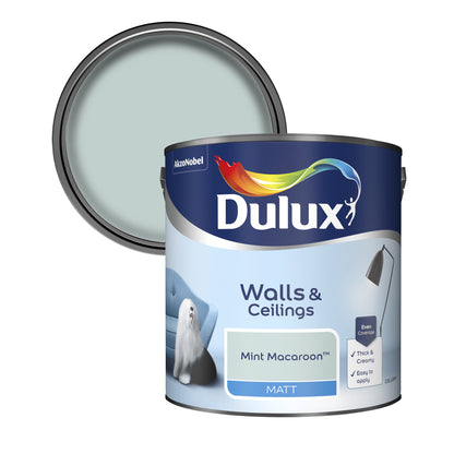 Dulux Matt Paint - Mint Macaroon - 2.5 Litre