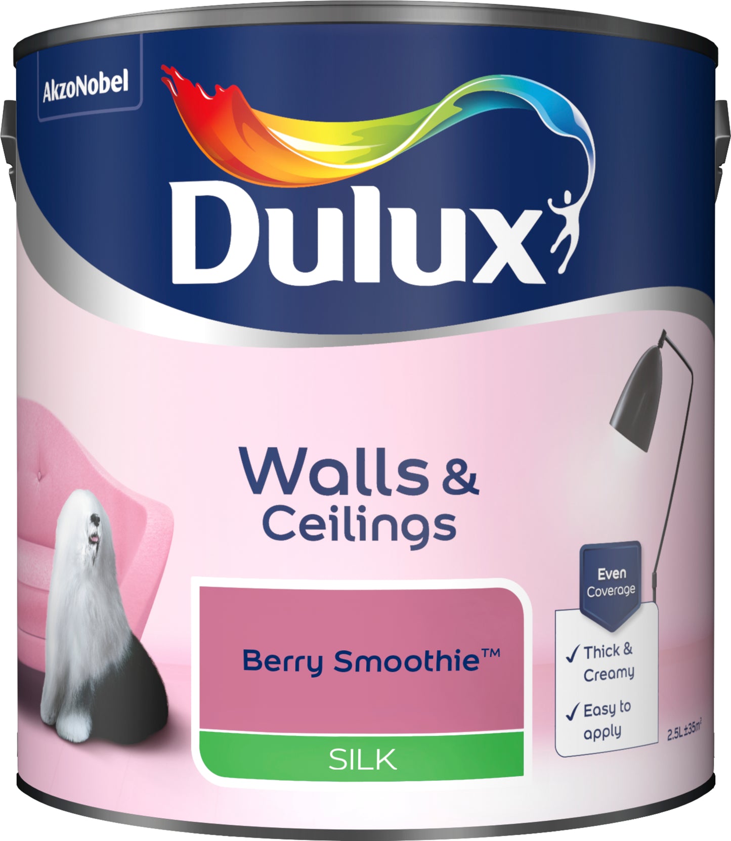 Dulux Silk Paint - Berry Smoothie - 2.5 Litre