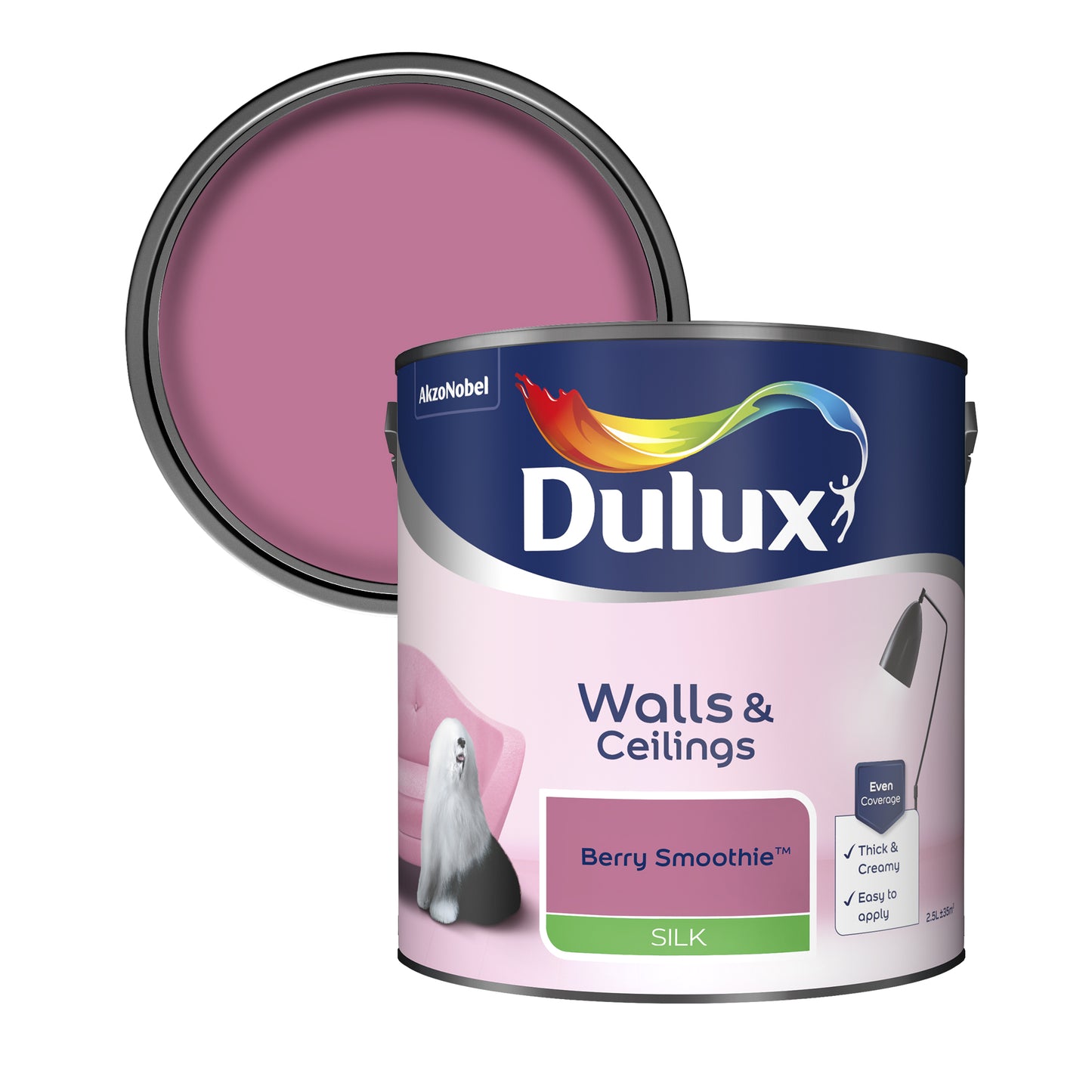 Dulux Silk Paint - Berry Smoothie - 2.5 Litre