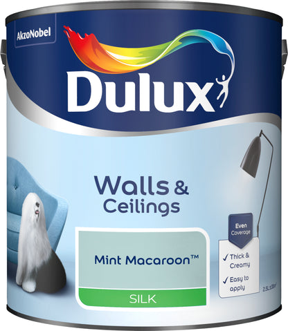 Dulux Silk Paint - Mint Macaroon - 2.5 Litre