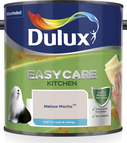 Dulux Easycare Kitchen Matt Paint - Mellow Mocha - 2.5 Litre