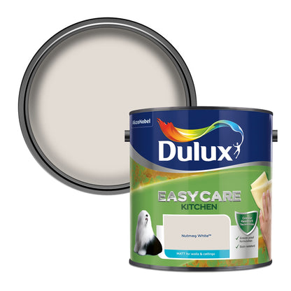 Dulux Easycare Kitchen Matt Paint - Nutmeg White - 2.5 Litre