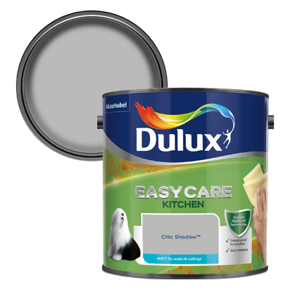 Dulux Easycare Kitchen Matt Paint - Chic Shadow - 2.5 Litre