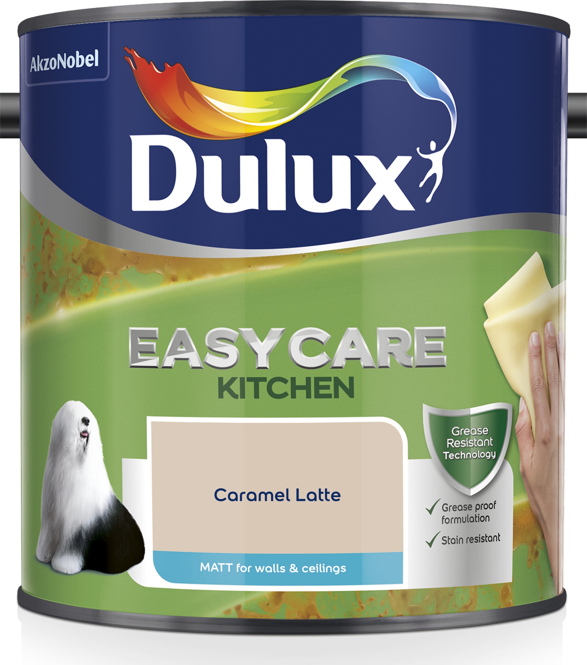 Dulux Easycare Kitchen Matt Paint - Caramel Latte - 2.5 Litre