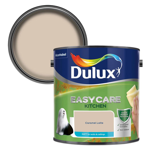 Dulux Easycare Kitchen Matt Paint - Caramel Latte - 2.5 Litre