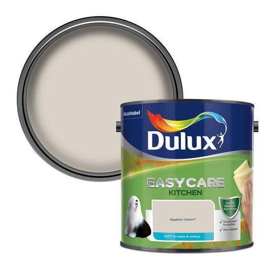 Dulux Easycare Kitchen Matt Paint - Egyptian Cotton - 2.5 Litre