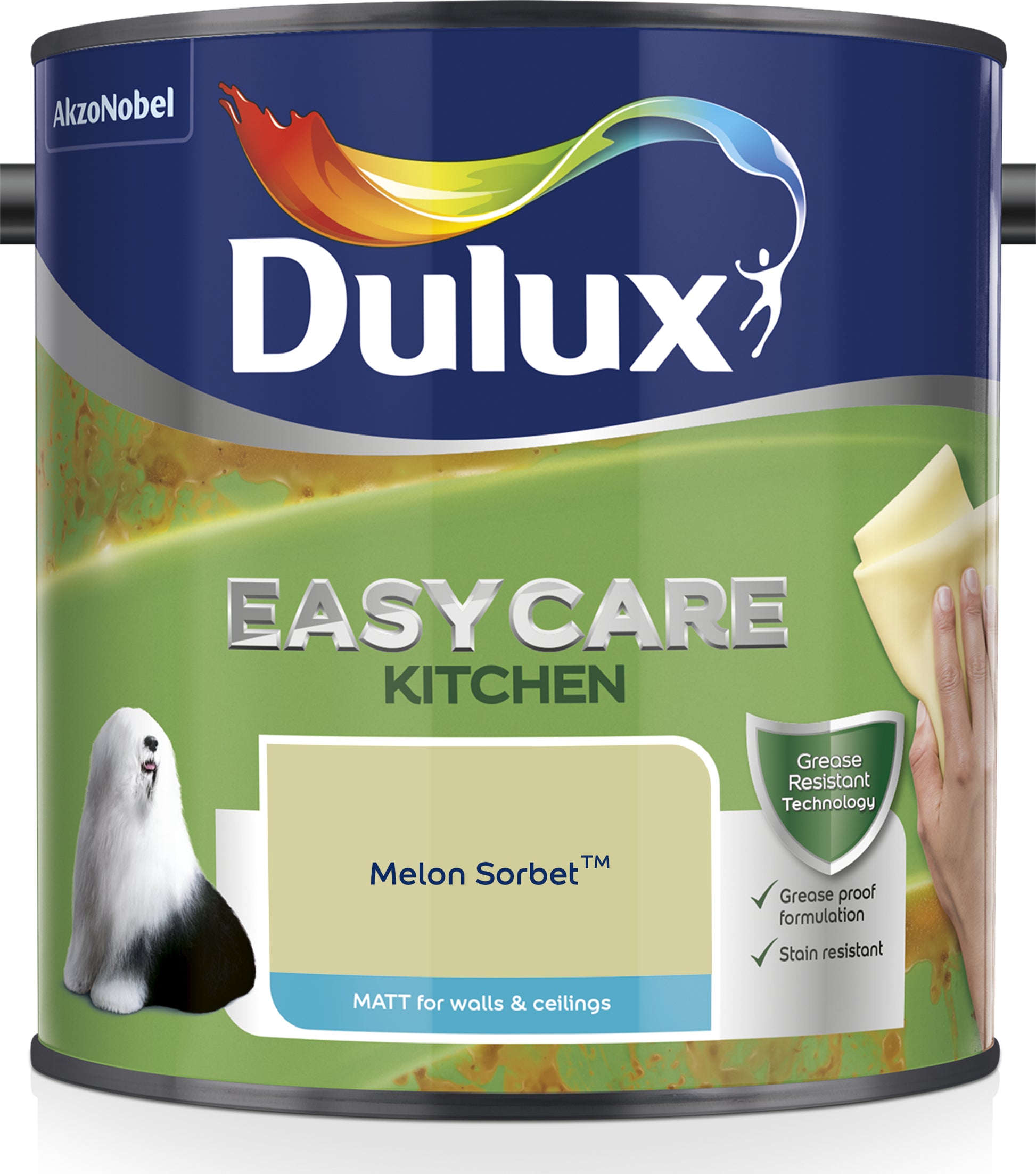 Dulux Easycare Kitchen Matt Paint - Melon Sorbet - 2.5 Litre