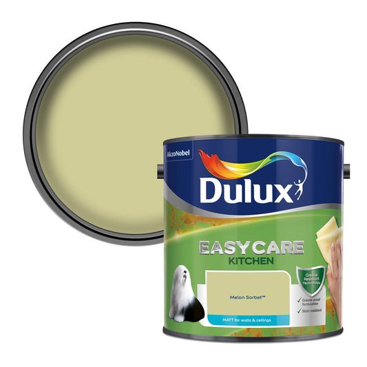 Dulux Easycare Kitchen Matt Paint - Melon Sorbet - 2.5 Litre