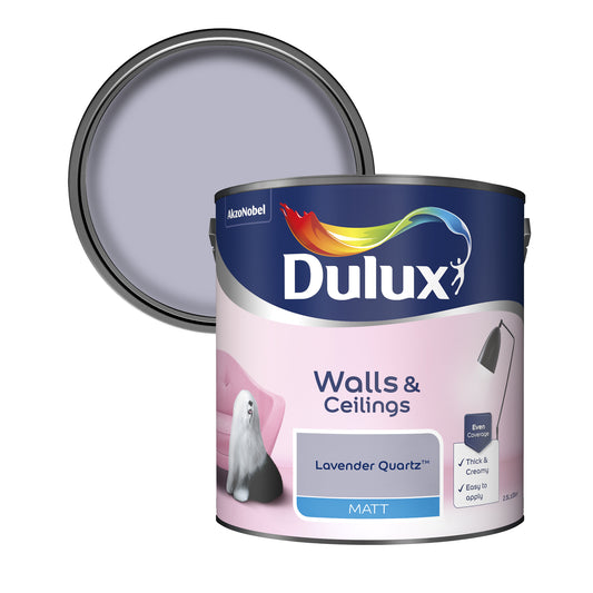 Dulux Matt Paint - Lavender Quartz - 2.5 Litre