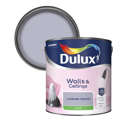 Dulux Silk Paint - Lavender Quartz - 2.5 Litre