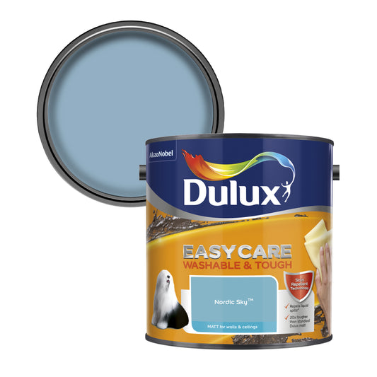 Dulux Easycare Washable & Tough Matt Paint - Nordic Sky - 2.5 Litre