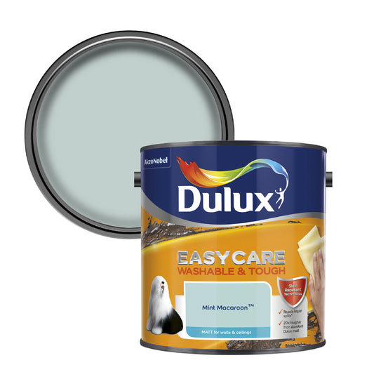 Dulux Easycare Washable & Tough Matt Paint - Mint Macaroon - 2.5 Litre