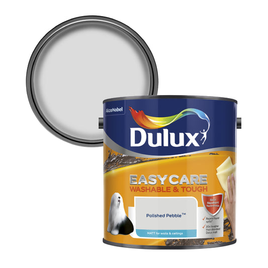 Dulux Easycare Washable & Tough Matt Paint - Polished Pebble - 2.5 Litre