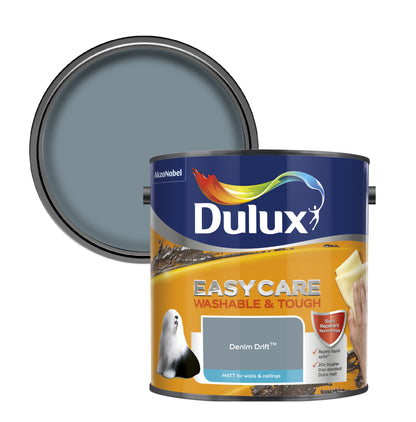 Dulux Easycare Washable & Tough Matt Paint - Denim Drift - 2.5 Litre