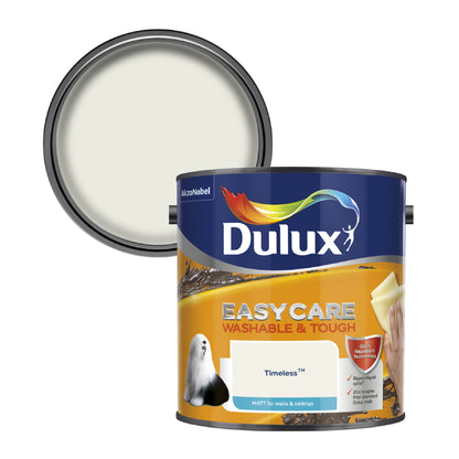 Dulux Easycare Washable & Tough Matt Paint - Timeless - 2.5 Litre