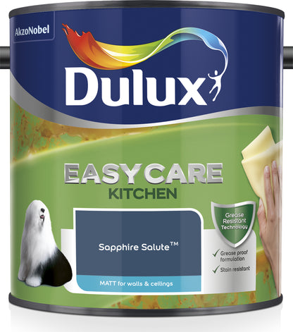 Dulux Easycare Kitchen Matt Paint - Sapphire Salute - 2.5 Litre