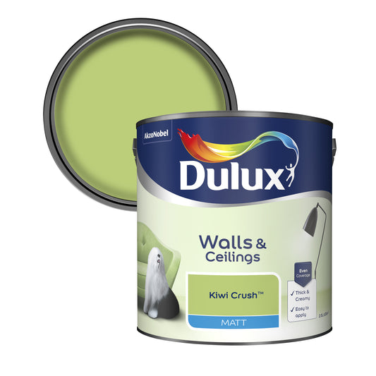 Dulux Matt Paint - Kiwi Crush - 2.5 Litre