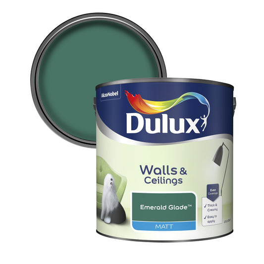 Dulux Matt Paint - Emerald Glade - 2.5 Litre