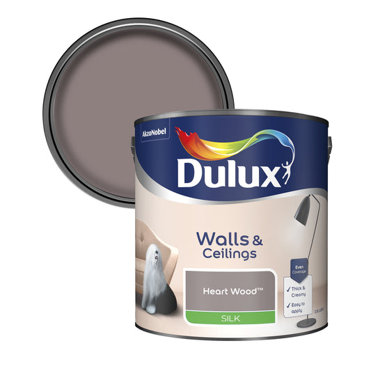 Dulux Silk Paint - Heart Wood - 2.5 Litre