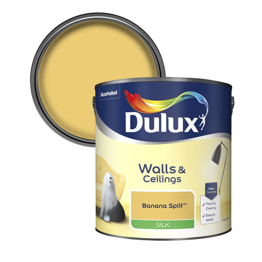 Dulux Silk Paint - Banana Split - 2.5 Litre