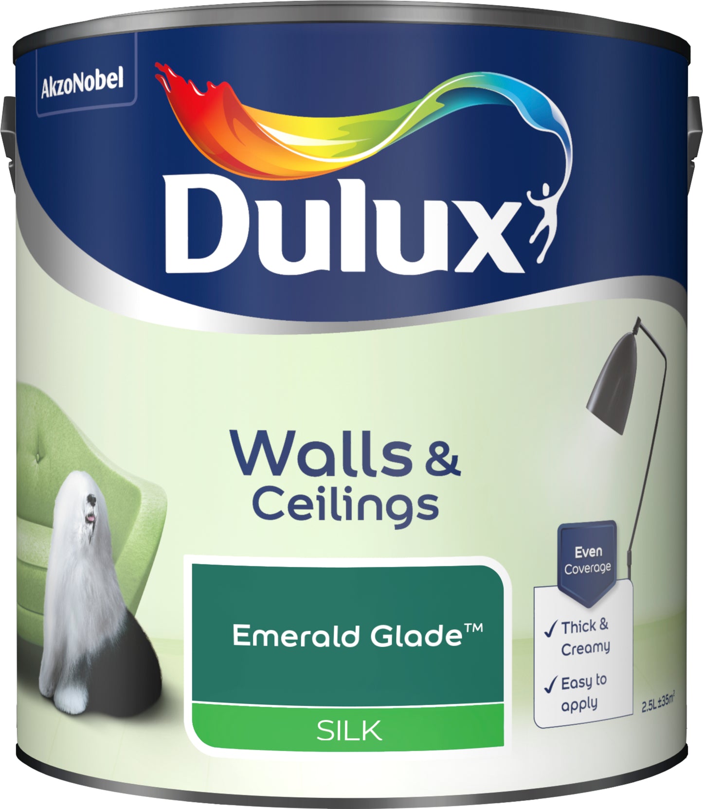 Dulux Silk Paint - Emerald Glade - 2.5 Litre