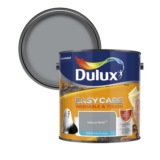 Dulux Easycare Washable & Tough Matt Paint - Natural Slate - 2.5 Litre