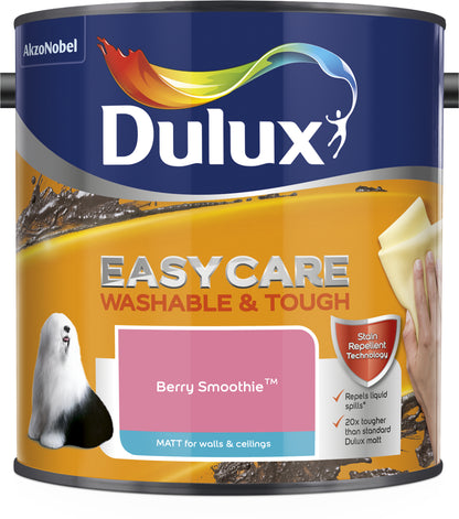 Dulux Easycare Washable & Tough Matt Paint - Berry Smoothie - 2.5 Litre