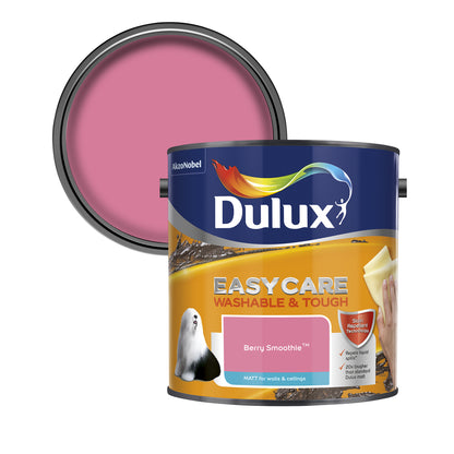 Dulux Easycare Washable & Tough Matt Paint - Berry Smoothie - 2.5 Litre