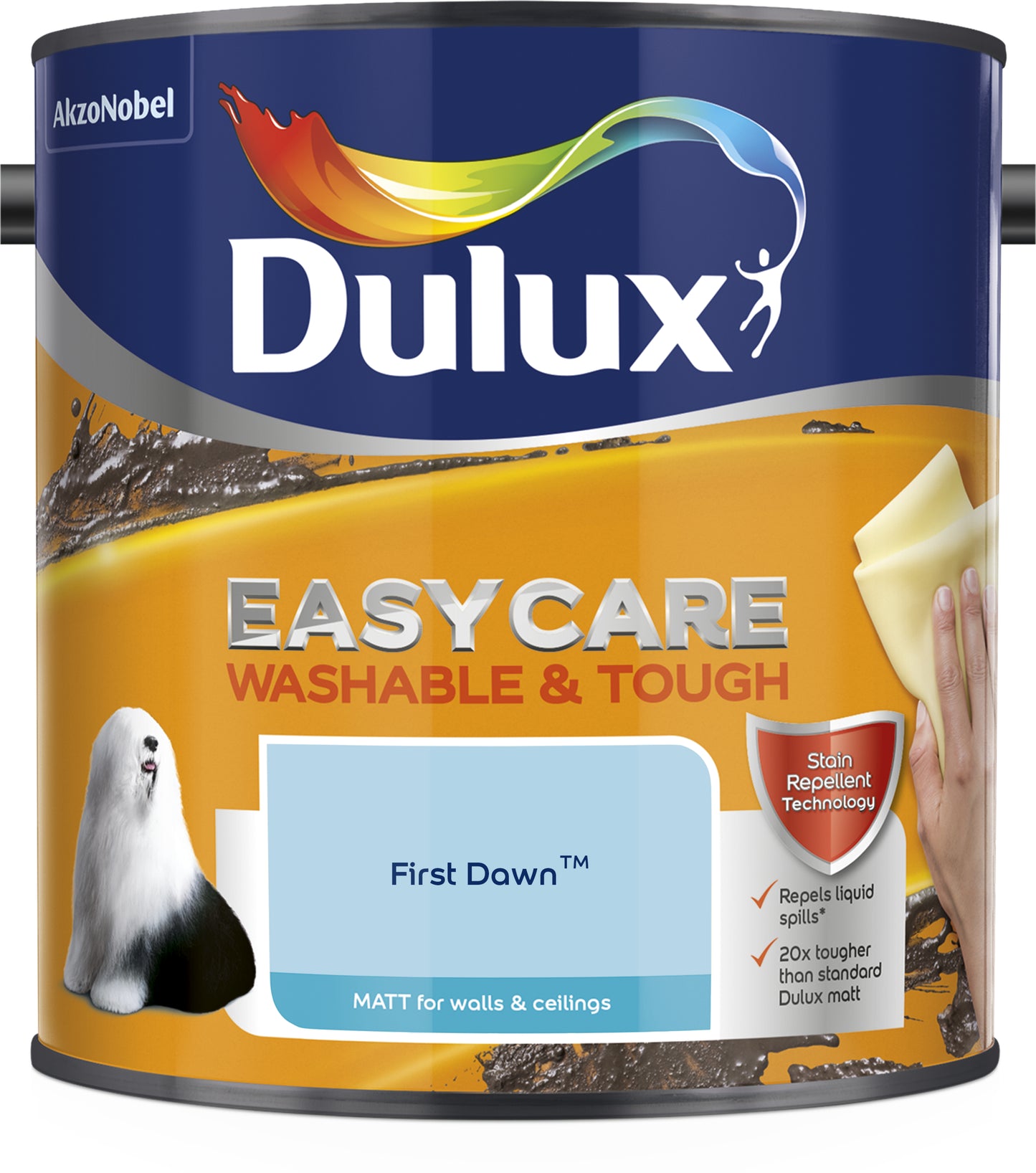 Dulux Easycare Washable & Tough Matt Paint - First Dawn - 2.5 Litre