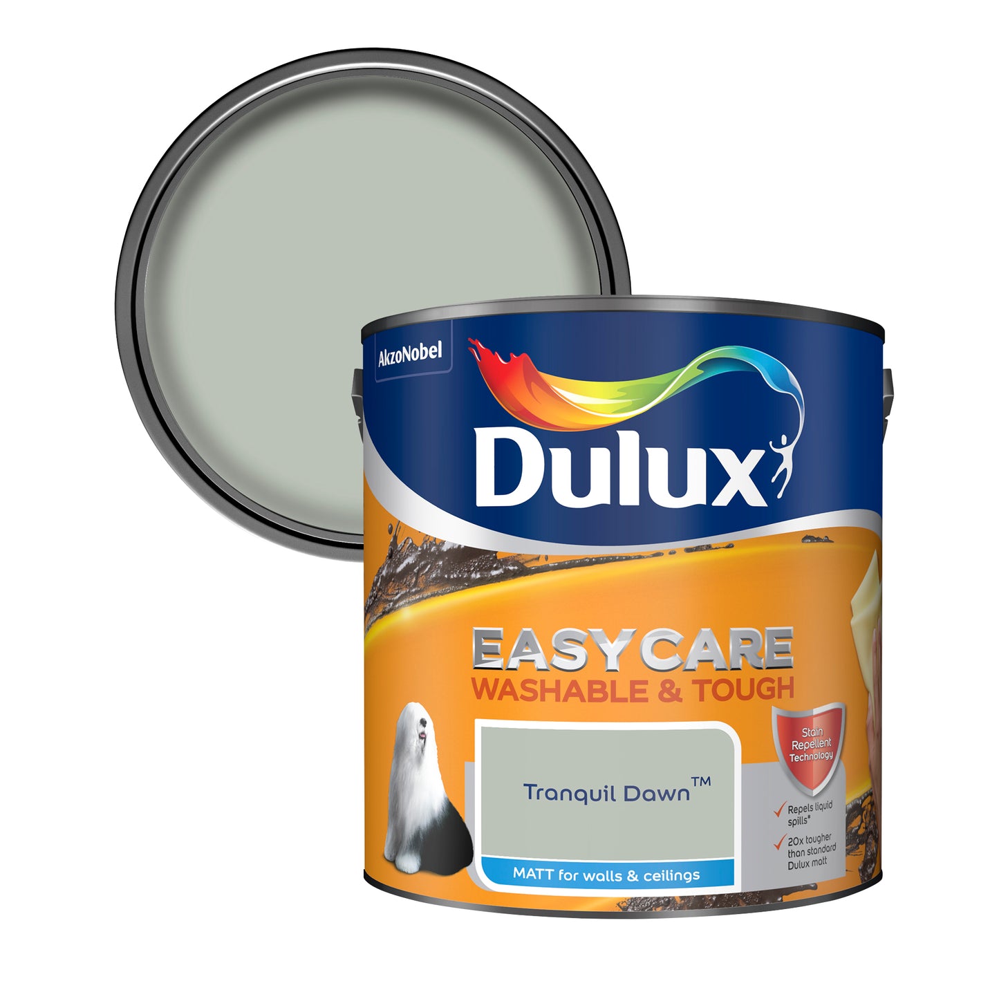 Dulux Easycare Washable & Tough Matt Paint - Tranquil Dawn - 2.5 Litre