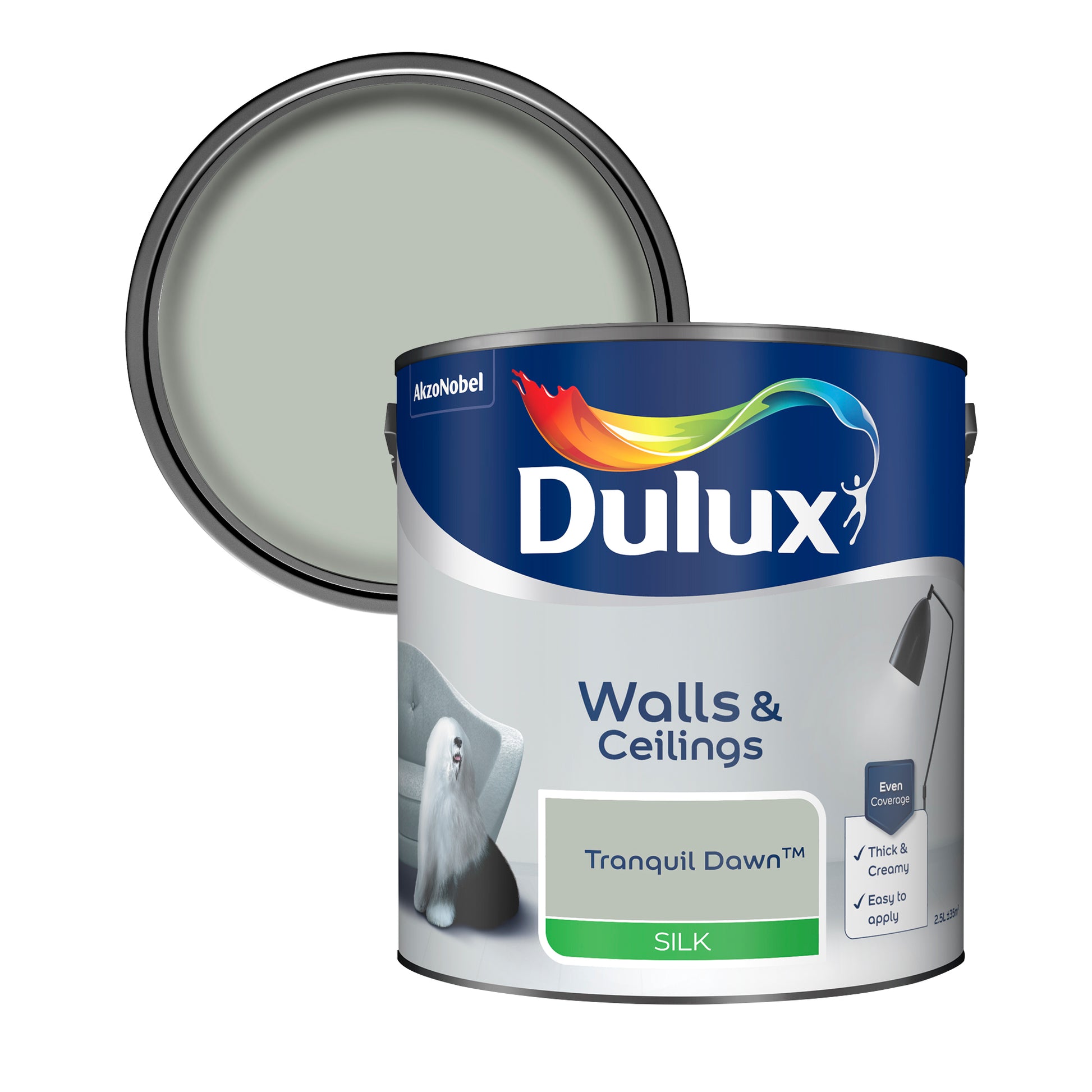 Dulux Silk Paint - Tranquil Dawn - 2.5 Litre