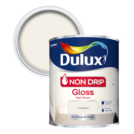 Dulux Non Drip Gloss Paint - Timeless -750ml