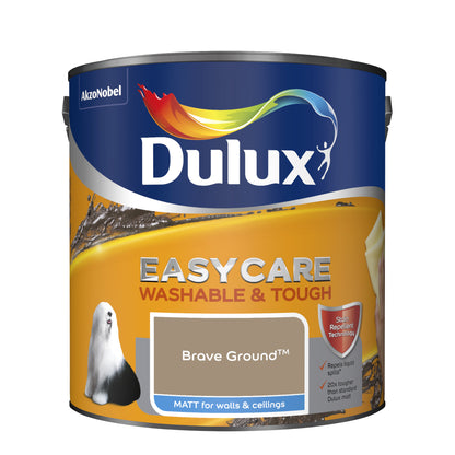 Dulux Easycare Washable & Tough Matt Paint - Brave Ground - 2.5 Litre