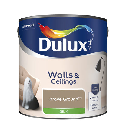 Dulux Silk Paint - Brave Ground - 2.5 Litre