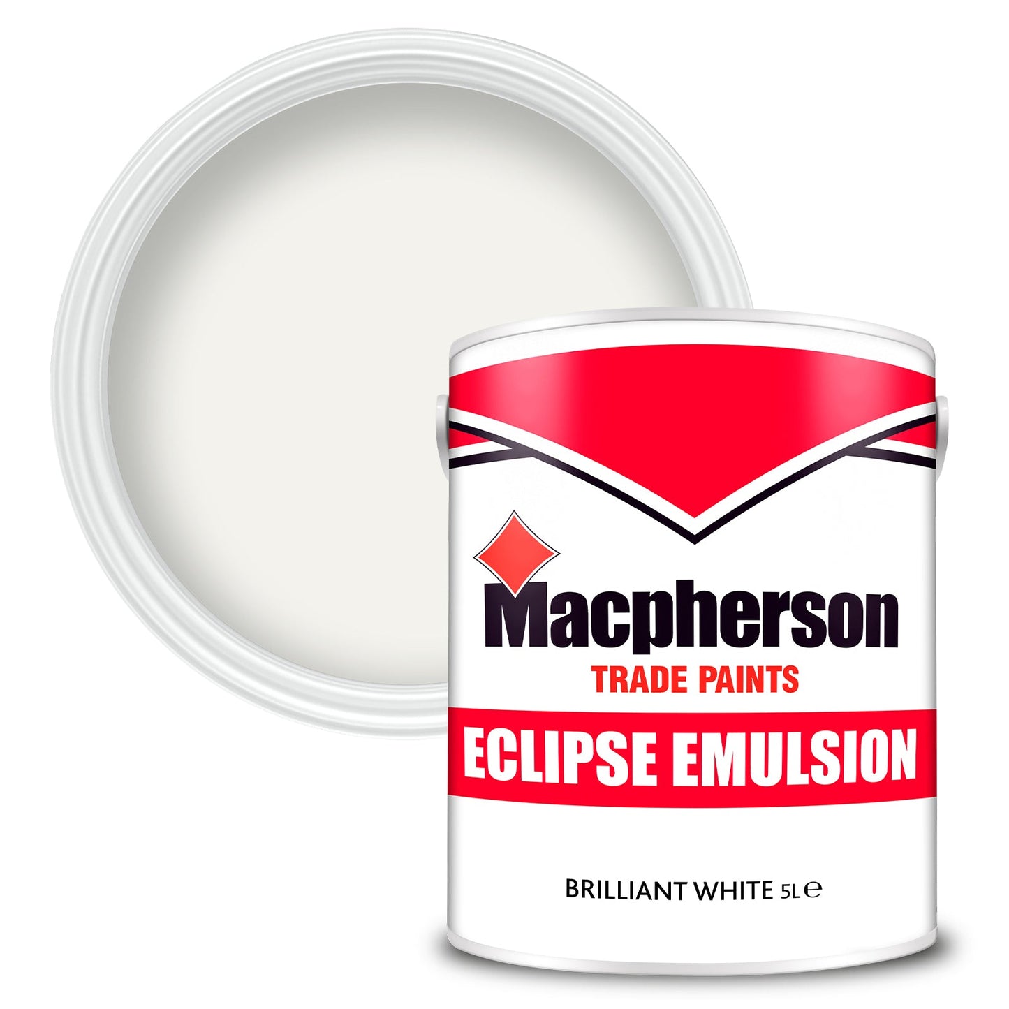 Macpherson Eclipse Emulsion Matt Paint - Brilliant White