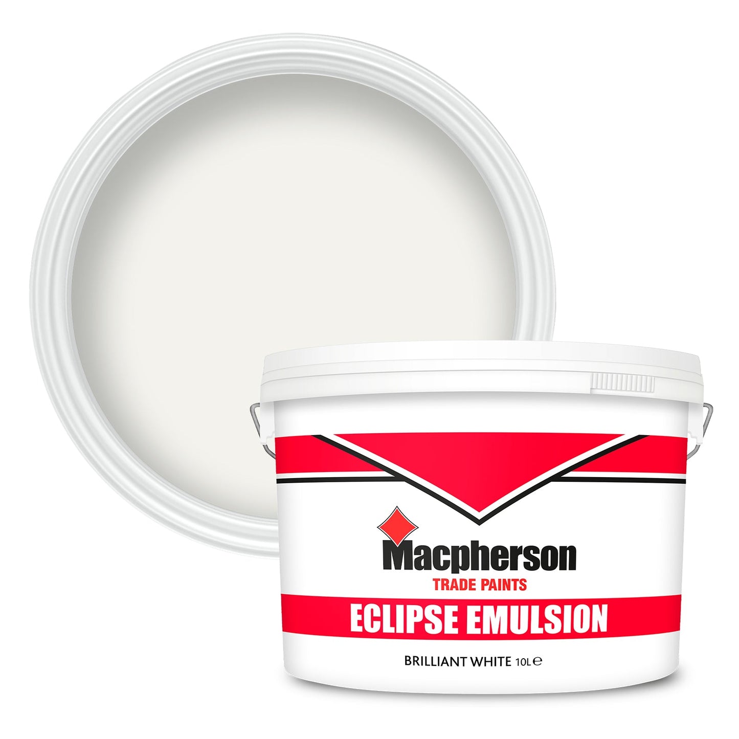 Macpherson Eclipse Emulsion Matt Paint - Brilliant White