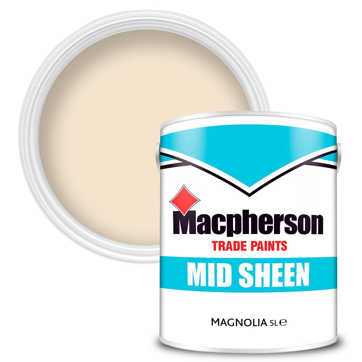 Macpherson Washable Mid-Sheen Paint - Magnolia