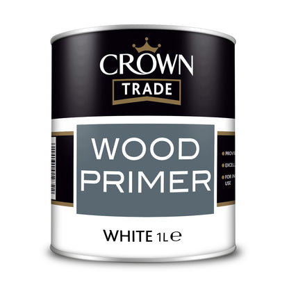 Crown Trade High-Performance Wood Primer - White