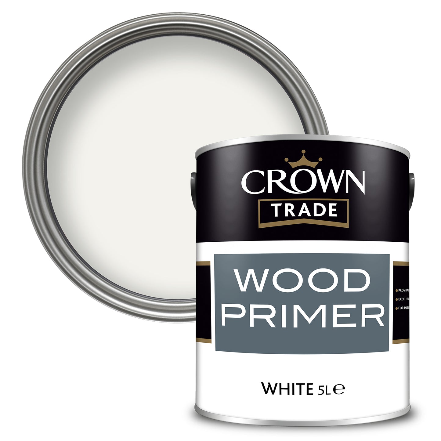 Crown Trade High-Performance Wood Primer - White