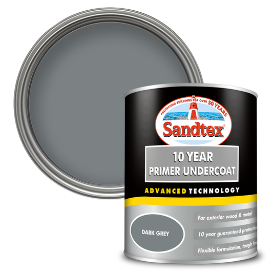 Sandtex 10 Year Primer Undercoat - Dark Grey