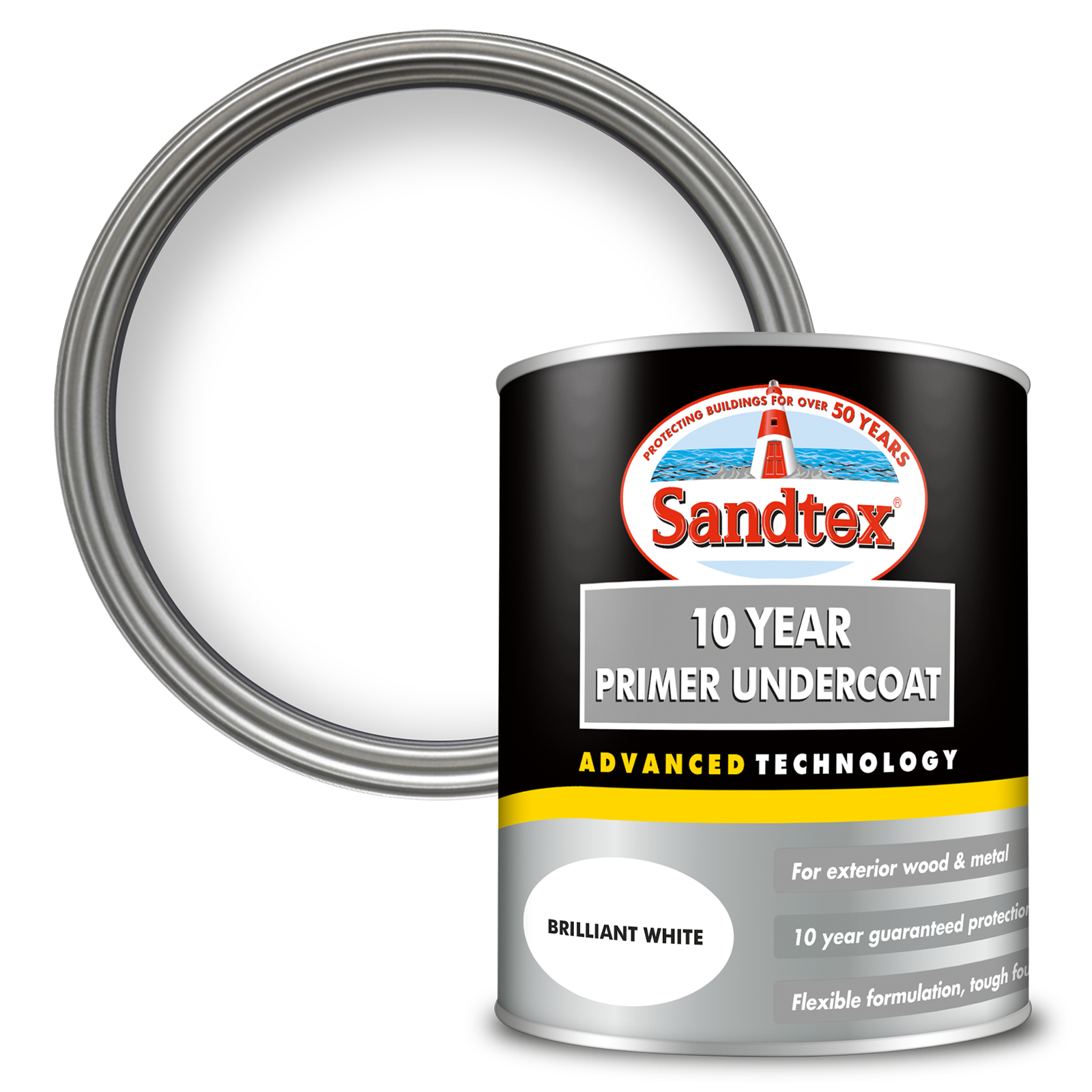 Sandtex 10 Year Primer Undercoat - White