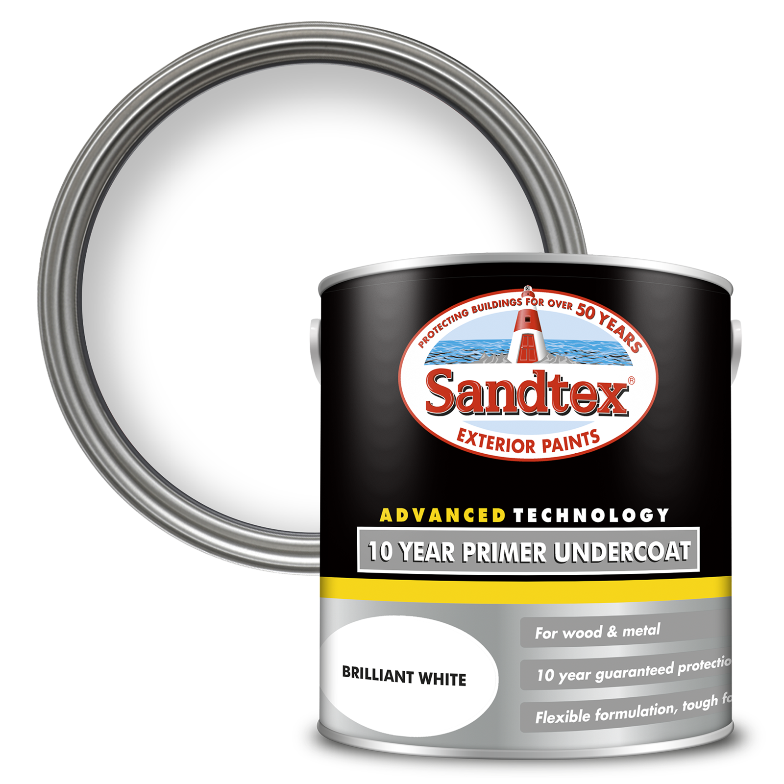 Sandtex 10 Year Primer Undercoat - White