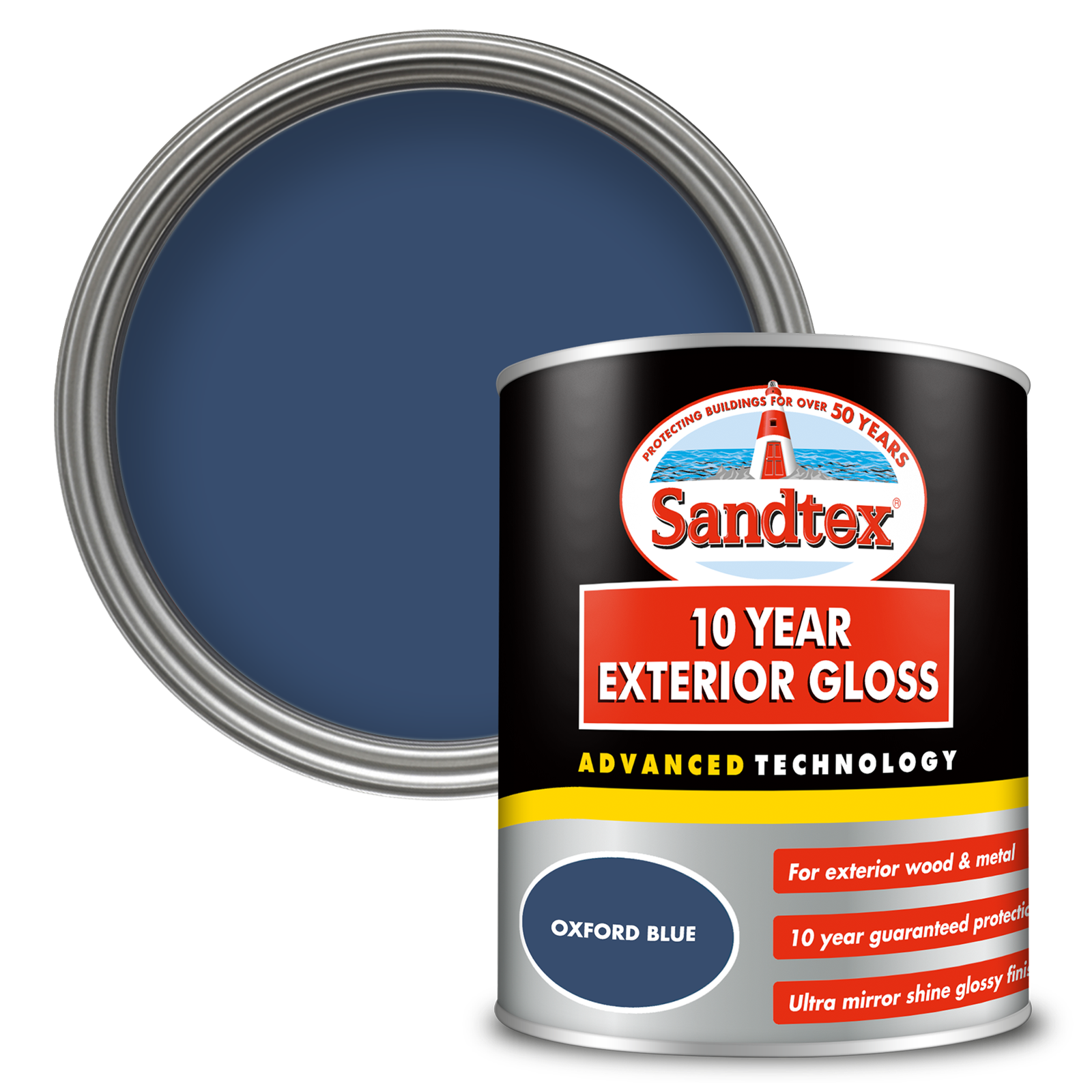 Sandtex 10 Year Exterior Gloss - Oxford Blue